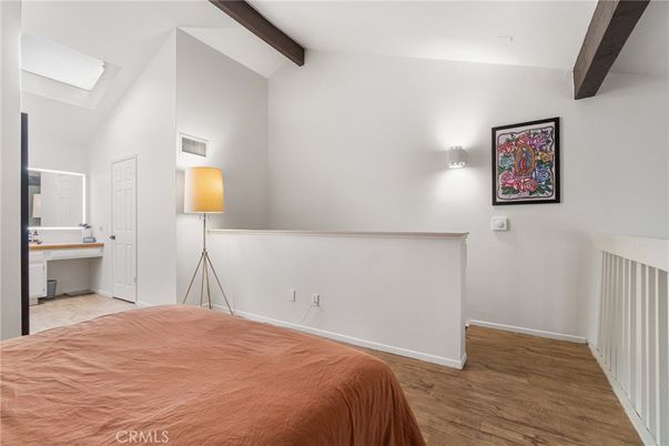 Bedroom, Interior, Wooden Beams, Wood Texture Flooring