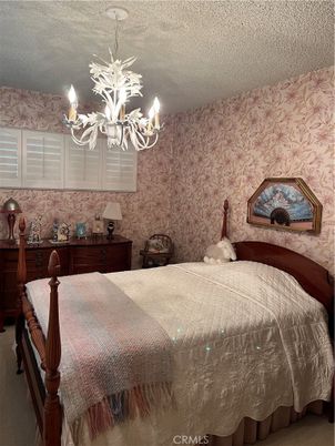 Bedroom, Chandelier, Interior