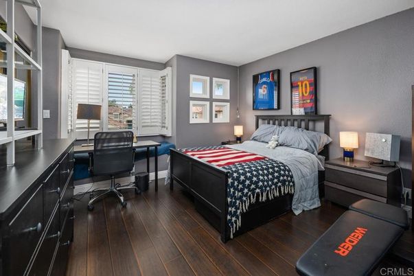 Bedroom, Home Office, Interior, Wood Texture Flooring