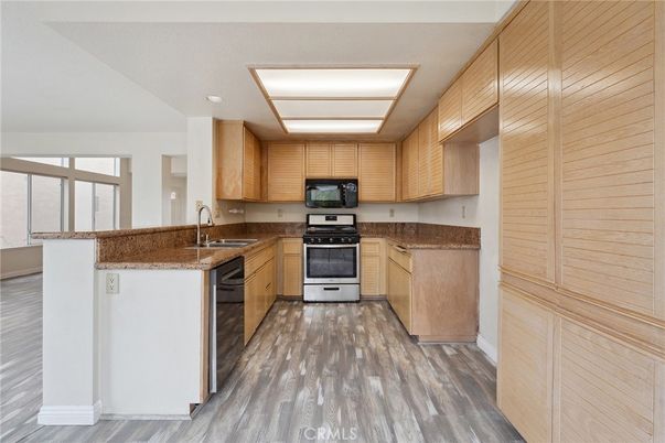 Interior, Kitchen, Wood Texture Flooring
