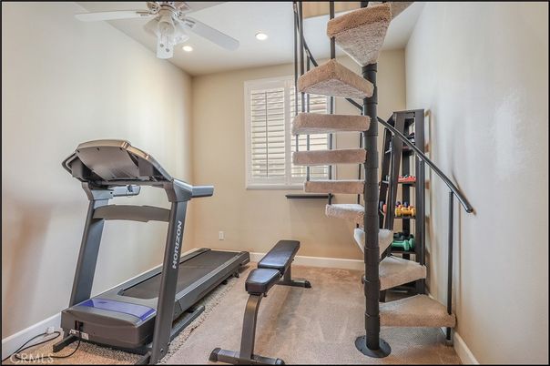 Fitness Equipment, Interior, Recessed Lighting