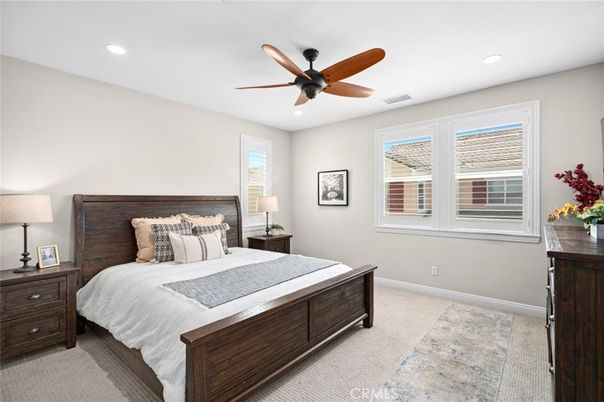Bedroom, Interior, Recessed Lighting