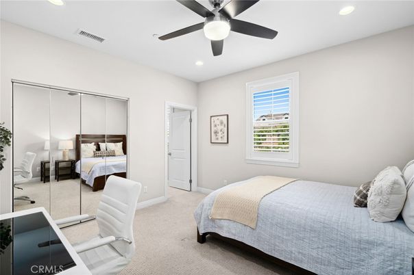 Bedroom, Interior, Recessed Lighting