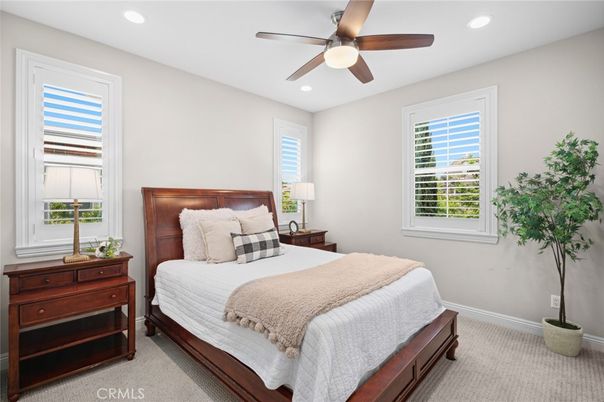 Bedroom, Interior, Recessed Lighting