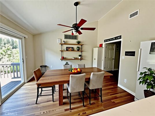 Dining room, Interior, Wood Texture Flooring