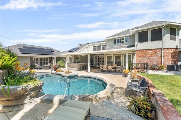 Exterior, Pool, Solar Panels