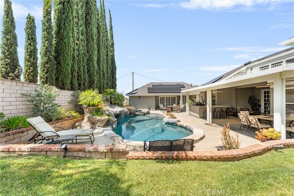 Exterior, Pool, Solar Panels