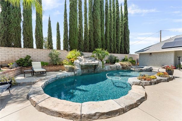 Exterior, Pool, Solar Panels