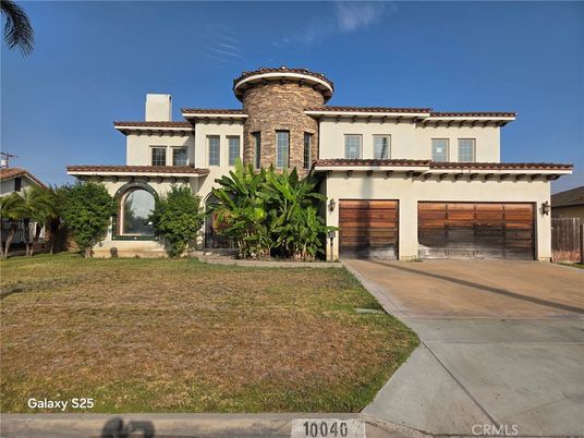 Attached, Backyard, Exterior, Facade, Mediterranean