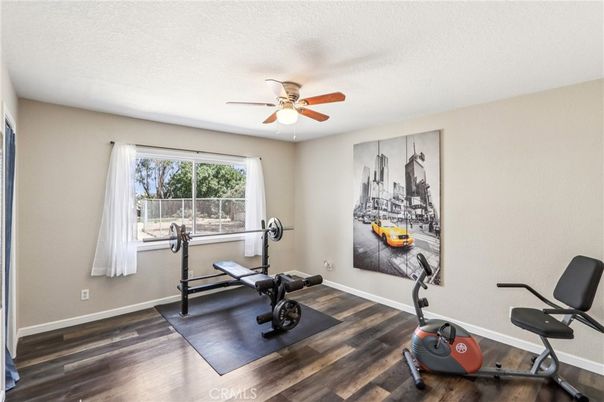 Fitness Equipment, Interior, Wood Texture Flooring