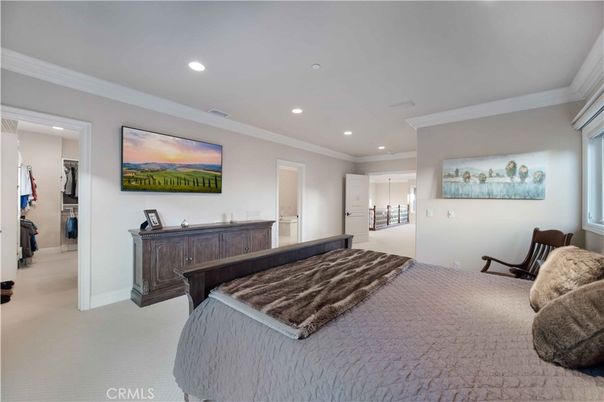 Bedroom, Interior, Recessed Lighting
