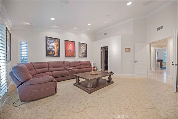Interior, Living room, Recessed Lighting
