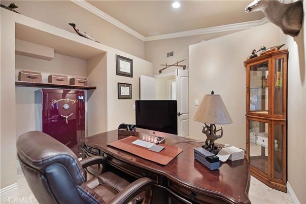Home Office, Interior, Recessed Lighting