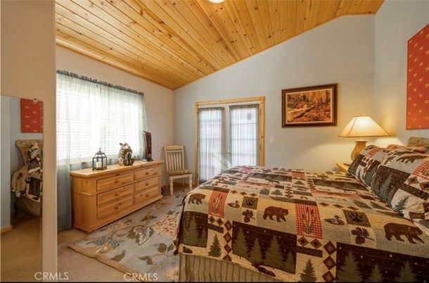 Bedroom, Interior, Wooden Ceilings