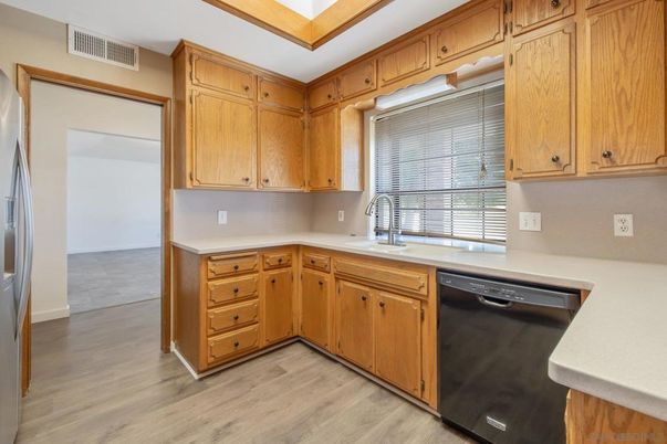 Interior, Kitchen, Wood Texture Flooring