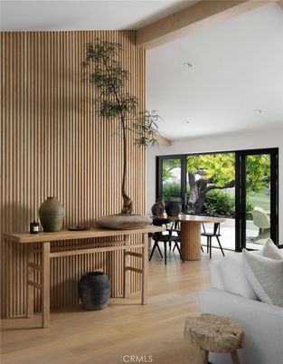 Home Office, Interior, Living room, Recessed Lighting, Wood Texture Flooring