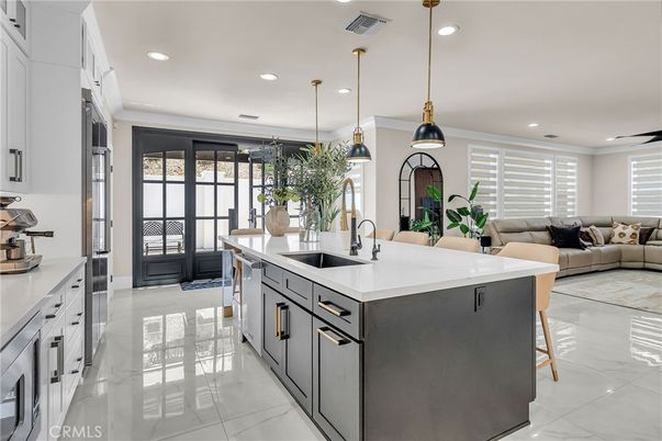 Interior, Kitchen, Living room, Pendant Lights, Recessed Lighting