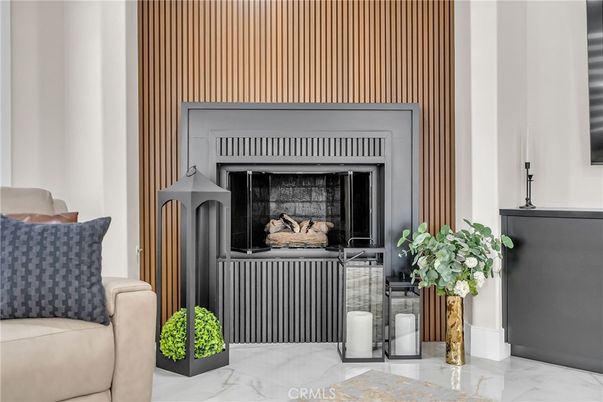Fireplace, Interior, Marble