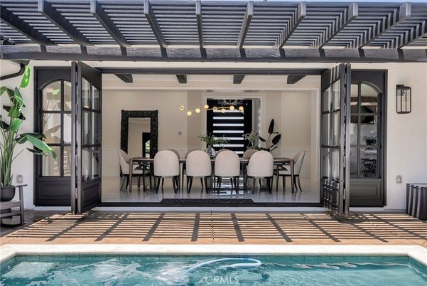 Dining room, Interior, Pool