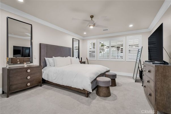 Bedroom, Interior, Recessed Lighting