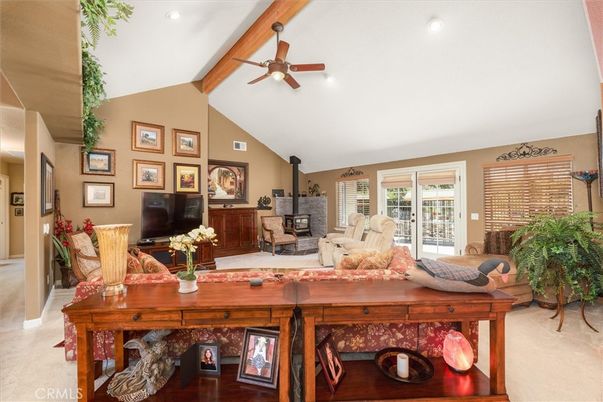 Fireplace, Interior, Living room, Recessed Lighting