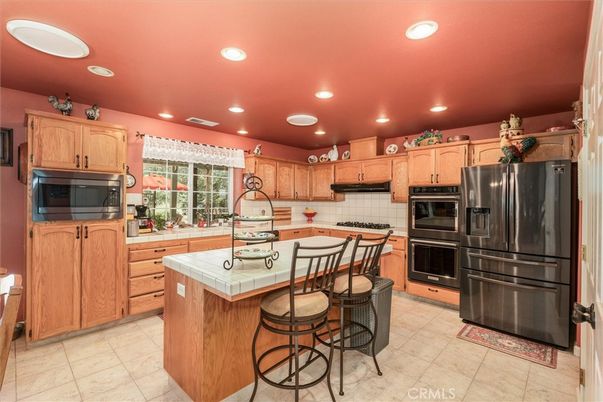 Interior, Kitchen, Recessed Lighting, Tile Countertops