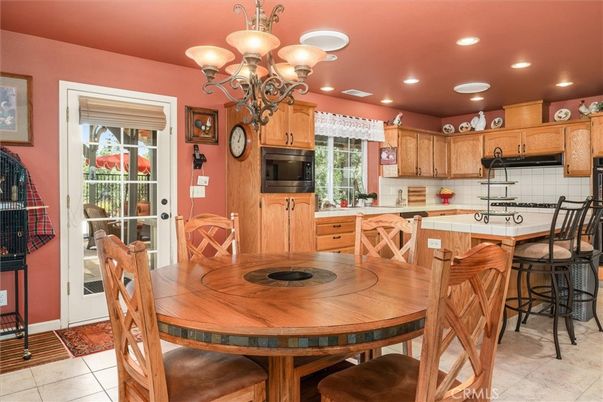 Chandelier, Dining room, Interior, Kitchen, Recessed Lighting