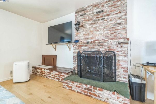 Fireplace, Interior, Wood Texture Flooring