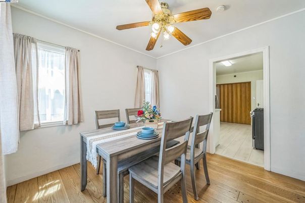 Dining room, Interior, Wood Texture Flooring