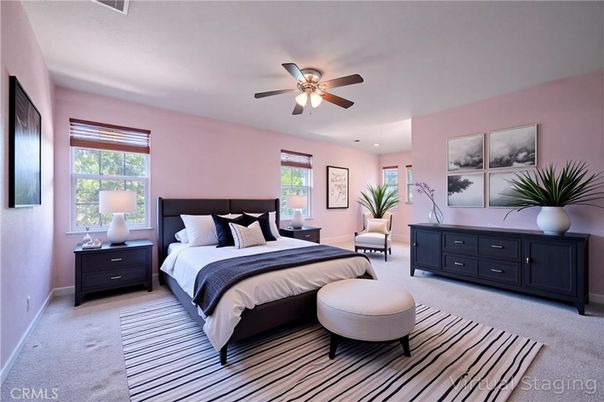 Bedroom, Interior, Recessed Lighting