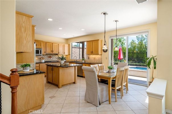 Dining room, Interior, Kitchen, Pendant Lights, Recessed Lighting