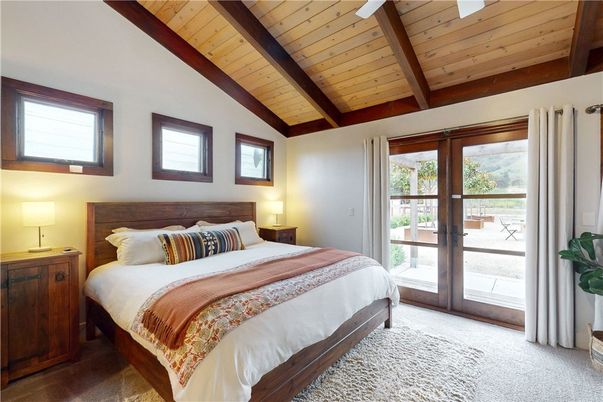 Bedroom, Interior, Wooden Beams, Wooden Ceilings