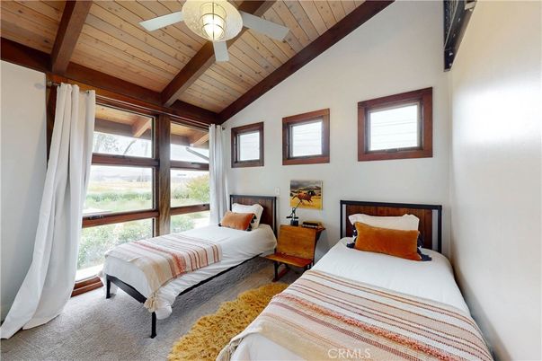 Bedroom, Interior, Wooden Beams, Wooden Ceilings