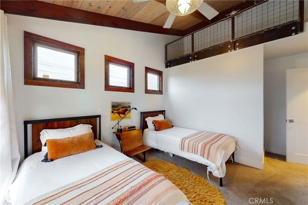 Bedroom, Interior, Wooden Beams, Wooden Ceilings