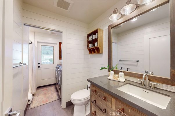 Bathroom, Interior, Wood Texture Flooring