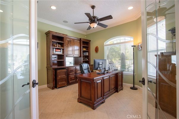 Home Office, Interior, Recessed Lighting