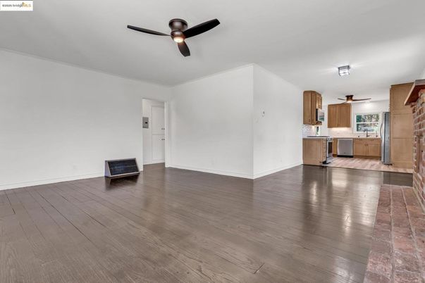 Empty room, Interior, Kitchen, Wood Texture Flooring