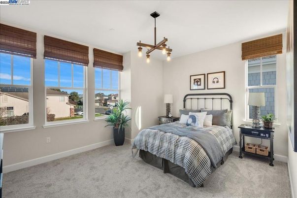 Bedroom, Interior, Pendant Lights
