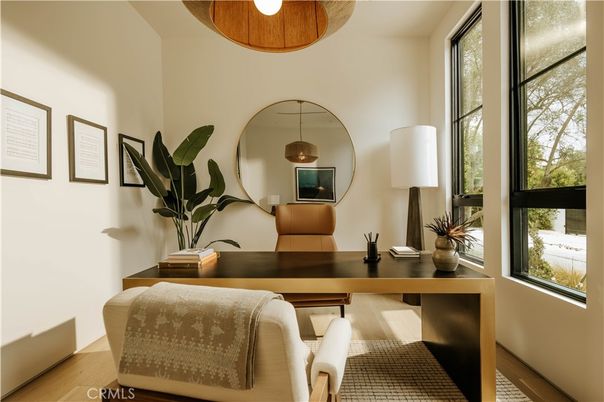 Home Office, Interior, Wood Texture Flooring