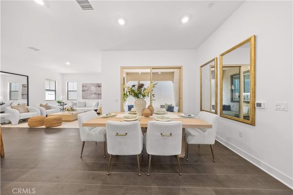 Dining room, Interior, Living room, Recessed Lighting