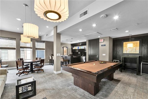 Billiard Table, Dining room, Game Room, Interior, Pendant Lights, Recessed Lighting
