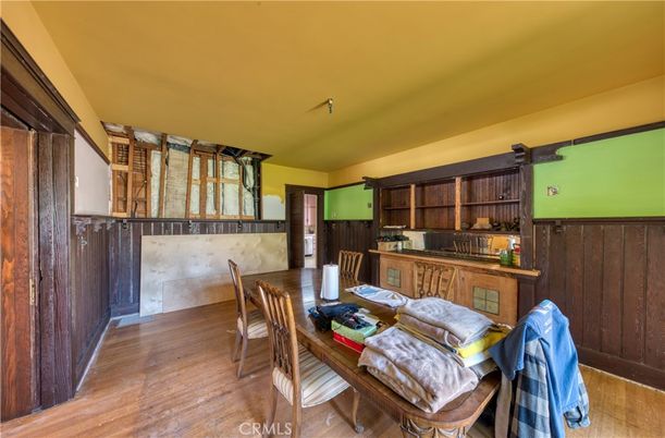 Dining room, Interior, Wood Texture Flooring