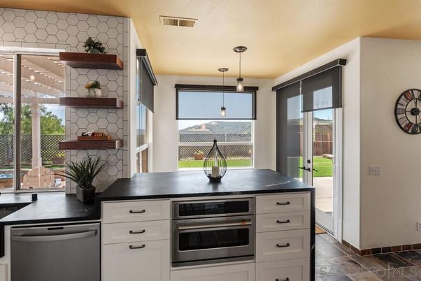 Interior, Kitchen, Pendant Lights, Stainless Steel Appliances