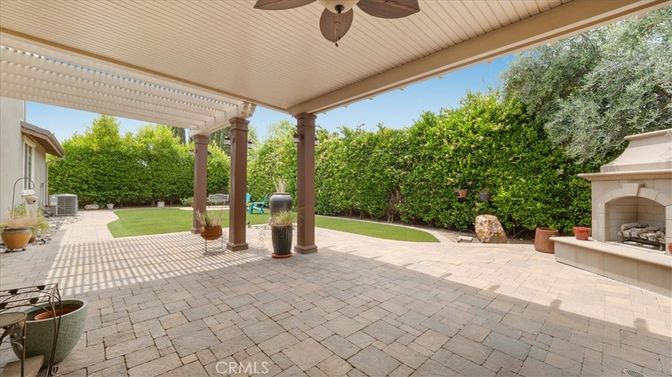 Backyard, Exterior, Fireplace