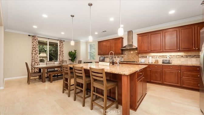 Dining room, Interior, Kitchen, Pendant Lights, Recessed Lighting