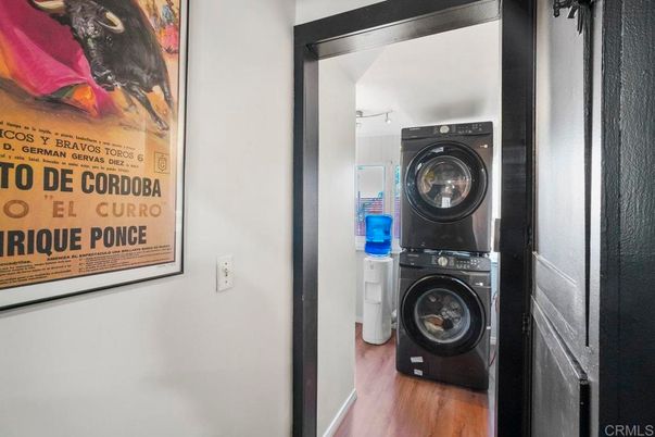 Interior, Utility Closets, Washer, Wood Texture Flooring