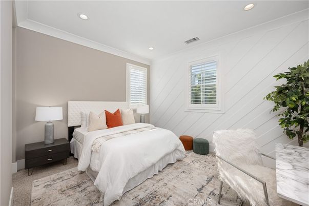 Bedroom, Interior, Recessed Lighting