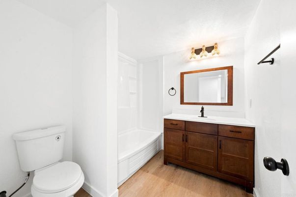 Bathroom, Interior, Wood Texture Flooring