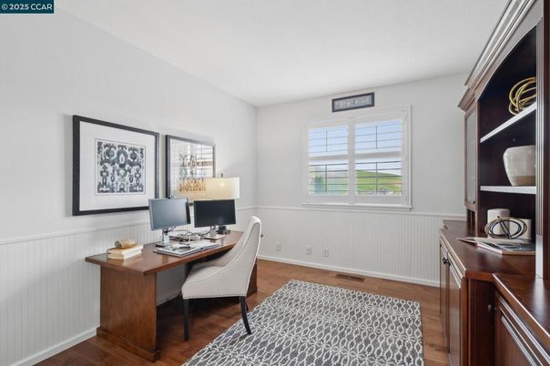 Home Office, Interior, Wood Texture Flooring