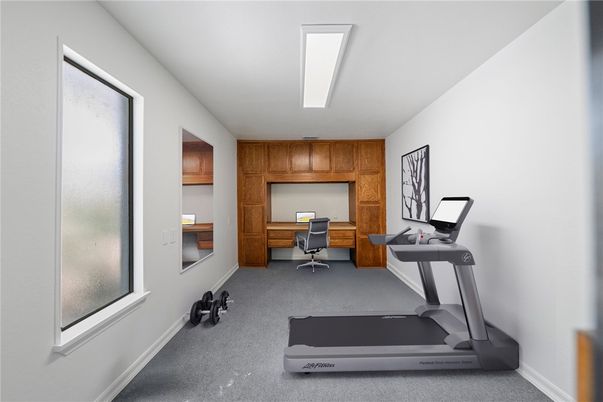 Fitness Equipment, Interior, Wooden Walls
